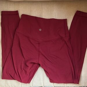 Lululemon Rosewood Align II Leggings size 6 25” inseam